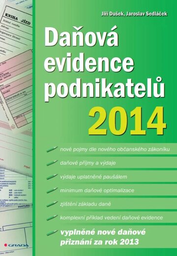 Obálka knihy Daňová evidence podnikatelů 2014