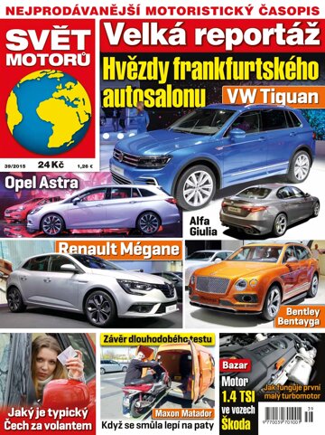 Obálka e-magazínu Svět motorů 21.9.2015