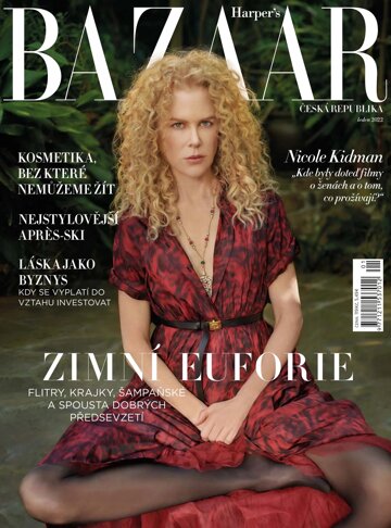 Obálka e-magazínu Harper’s Bazaar 1/2022