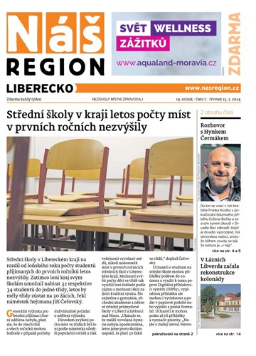 Obálka e-magazínu Náš Region - Liberecko 7/2024