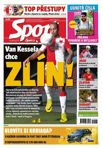 Obálka e-magazínu Sport 14.6.2017