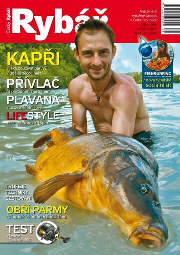 Obálka e-magazínu Český rybář 8/2017