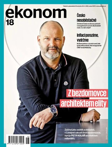 Obálka e-magazínu Ekonom 18 - 28.4.2022