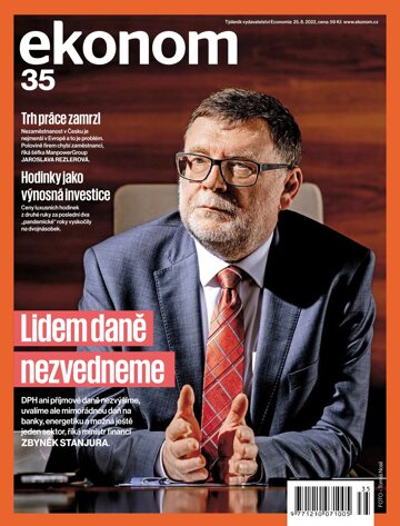 Obálka e-magazínu Ekonom 35 - 25.8.2022