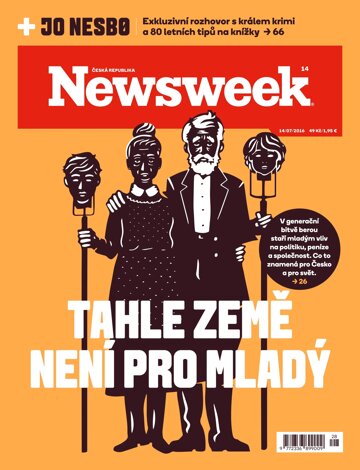 Obálka e-magazínu Newsweek CZ 14/2016