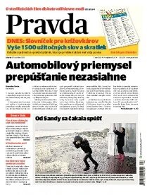 Obálka e-magazínu Pravda 30. 10. 2012