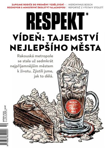 Obálka e-magazínu Respekt 10/2016