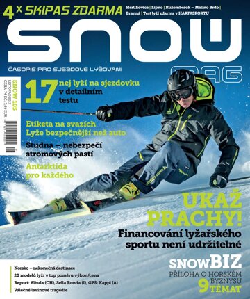Obálka e-magazínu SNOW 105 - listopad 2017