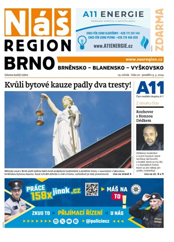 Obálka e-magazínu Náš Region - Brno 20/2024