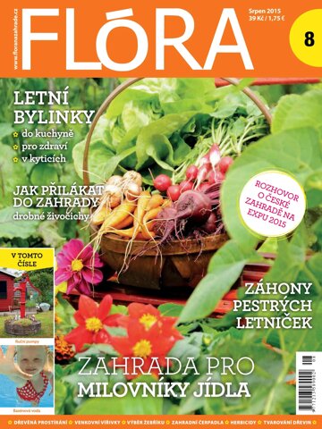 Obálka e-magazínu Flóra 8/2015