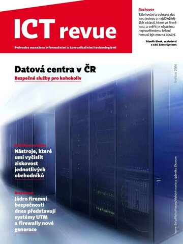 Obálka e-magazínu Ekonom 21 - 26.05.2016 - příloha ICT Revue