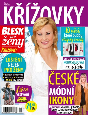 Obálka e-magazínu Blesk pro ženy Křížovky 10/2023