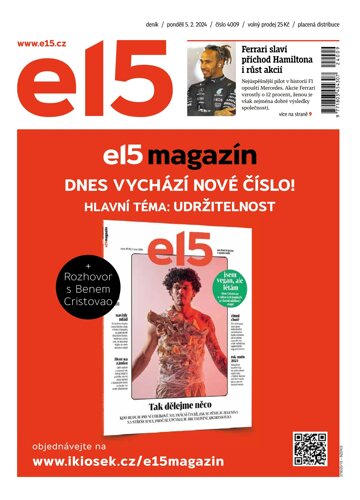 Obálka e-magazínu E15 5.2.2024