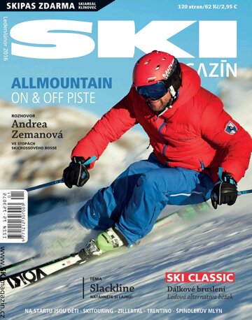 Obálka e-magazínu SKI magazín – leden 2016