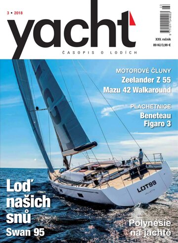 Obálka e-magazínu Yacht 3/2018