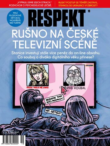 Obálka e-magazínu Respekt 19/2022