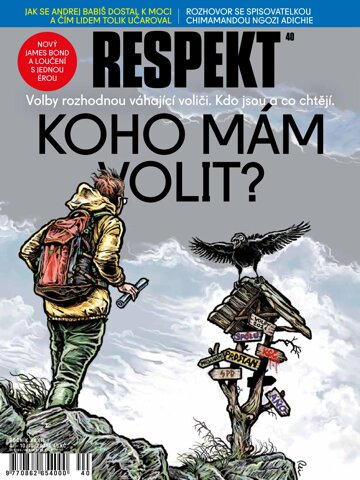 Obálka e-magazínu Respekt 40/2021