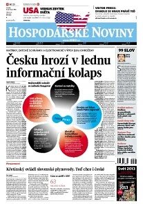 Obálka e-magazínu Hospodářské noviny 243 - 13.12.2012