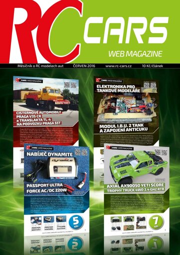 Obálka e-magazínu RC cars web 6/16