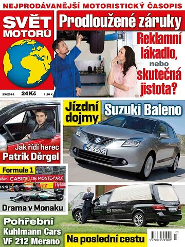 Obálka e-magazínu Svět motorů 6.6.2016