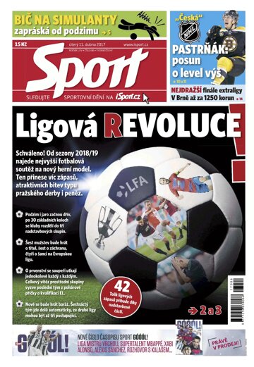 Obálka e-magazínu Sport 11.4.2017