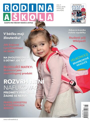 Obálka e-magazínu Rodina a škola 3/2018