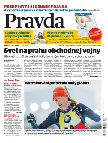 Obálka e-magazínu Pravda 24.3.2018