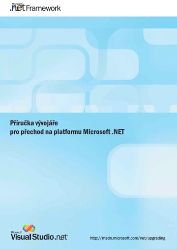 Obálka knihy Příručka vývojáře pro přechod na platformu Microsoft .NET