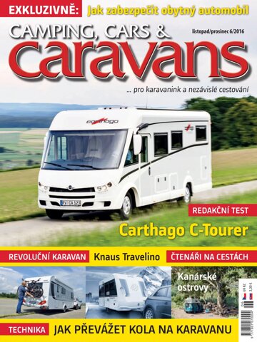 Obálka e-magazínu Camping, Cars & Caravans 6/2016