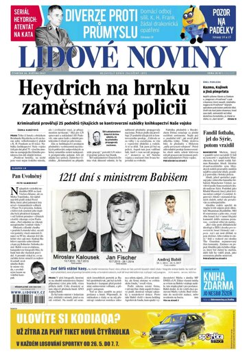Obálka e-magazínu Lidové noviny 25.5.2017