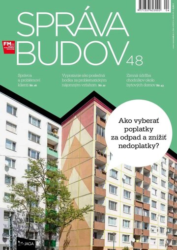Obálka e-magazínu Správa budov 4/2018
