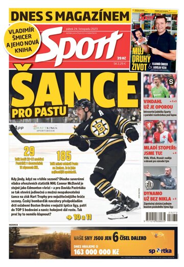 Obálka e-magazínu Sport 24.11.2023