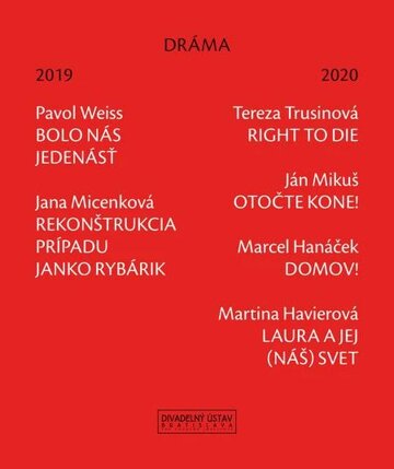 Obálka knihy Dráma 2019 - 2020