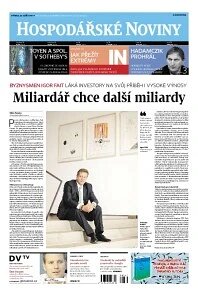 Obálka e-magazínu Hospodářské noviny 187 - 24.9.2014