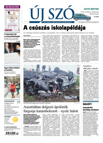 Obálka e-magazínu Új Szó 16.10.2017