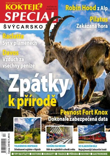 Obálka e-magazínu Koktejl Speciál Švýcarsko 2019