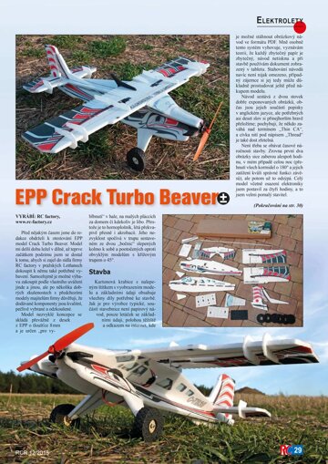 Obálka e-magazínu EPP Crack Turbo Beaver
