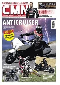 Obálka e-magazínu ČESKÉ MOTOCYKLOVÉ NOVINY 9/2014