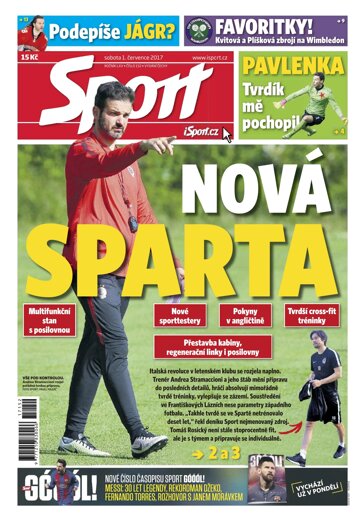 Obálka e-magazínu Sport 1.7.2017