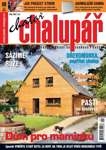 Obálka e-magazínu Chatař Chalupář 9/2015