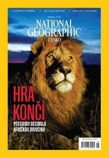 Obálka e-magazínu National Geographic 8/2018