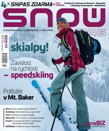 Obálka e-magazínu SNOW 115 - únor 2019