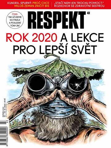 Obálka e-magazínu Respekt 43/2020