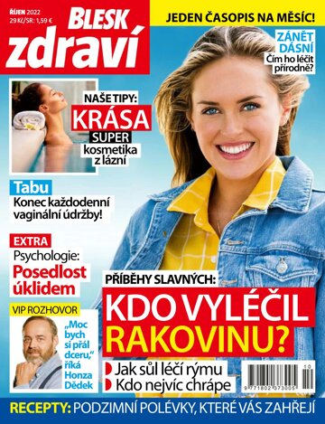 Obálka e-magazínu Blesk Zdraví 10/2022