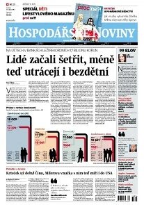 Obálka e-magazínu Hospodářské noviny 164 - 23.8.2012