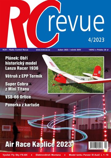 Obálka e-magazínu RC revue 4/2023