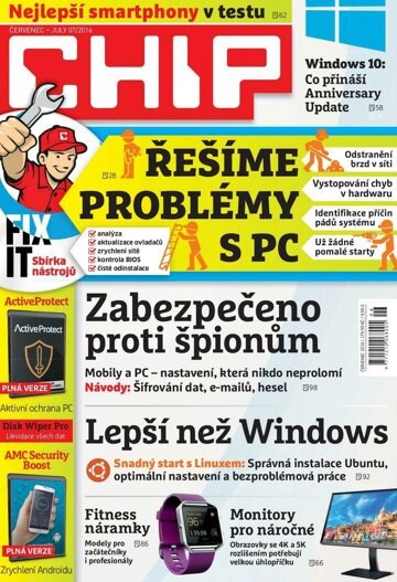 Obálka e-magazínu CHIP 7/2016