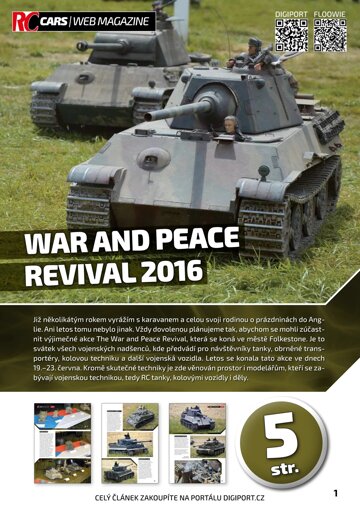 Obálka e-magazínu War And Peace Revival 2016