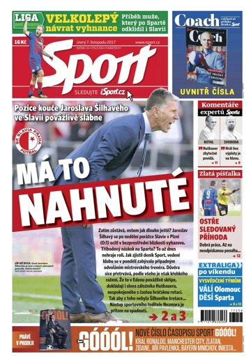 Obálka e-magazínu Sport 7.11.2017