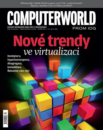 Obálka e-magazínu Computerworld 4/2016